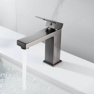 Смеситель для раковины Shevanik S9601T оружейная сталь